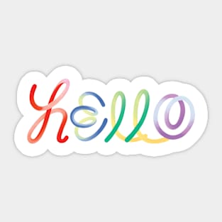 HELLO Sticker